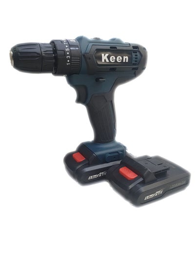 Cordless drill with two batteries hot sale