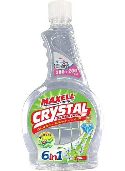 اشتري Maxell Magic Crystal Glass & Window Cleaners With Herbs Secent , 700 ml في مصر
