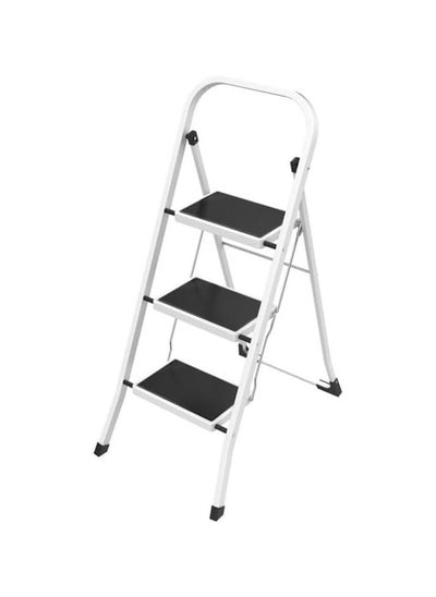 Buy Aluminum ladder of 3 steps, foldable in Saudi Arabia