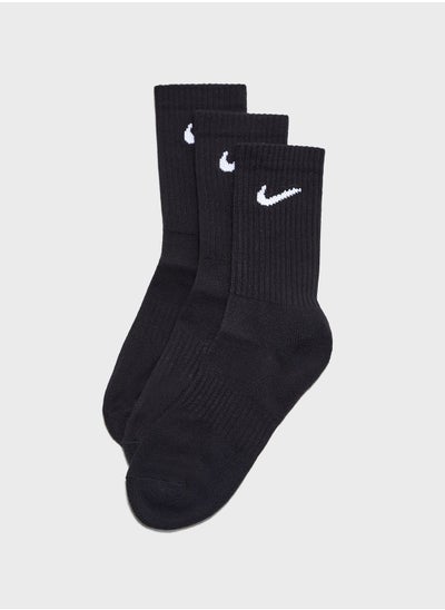 Buy 3 Pack Cushion Crew Socks in Saudi Arabia