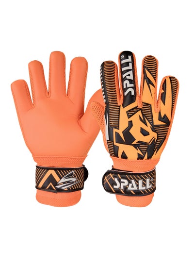 Buy Spall GoalKeeper Goalie Football Soccer Gloves With Strong Grip Protection To Prevent Injuries For Training And Match Men And Women in UAE