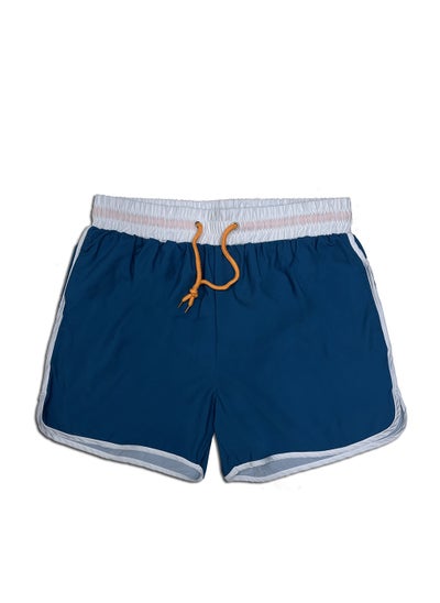 Buy Elastic Water-Resistant Sports Shorts for Adults 2023 Summer Navy in Saudi Arabia