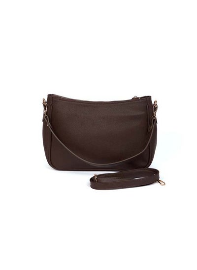 Buy Fancy Faux Leather Bag With Shoulder Strap in Egypt