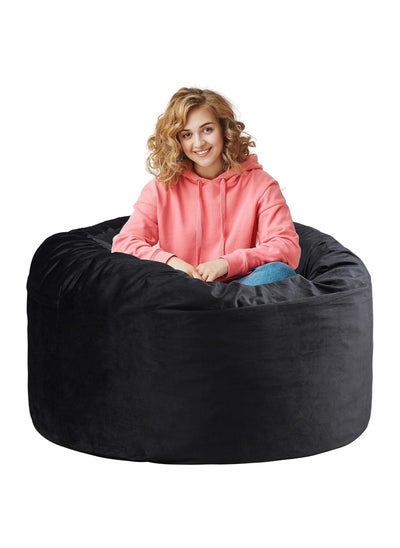 اشتري COMFY BLACK ADULT CLASSIC VELVET BEAN BAG LARGE في الامارات