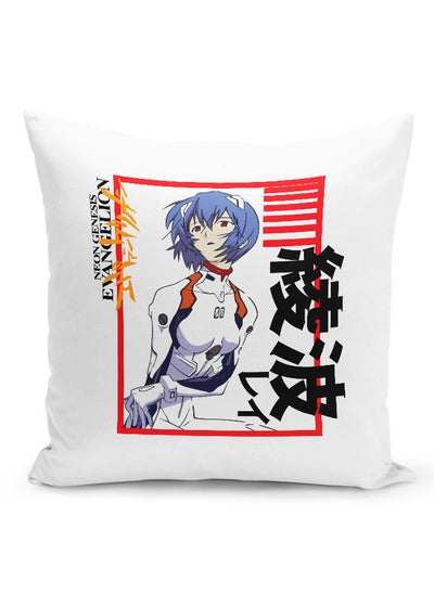 Buy Neon Genesis Evangelion Throw Pillow Neon Genesis Evangelion Couch Cushion Rei Ayanami Accent Pillow Anime Character Fan city of Tokyo-3-Anime Character Fan in UAE