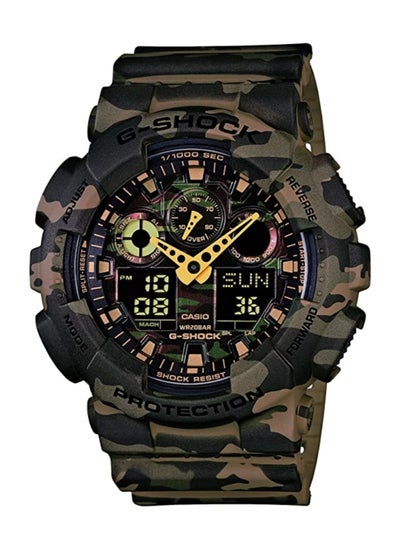 Buy Casio Men's GA-100 Series Quartz Outdoor Mountaineering Series Shock Resistant Watch in Saudi Arabia