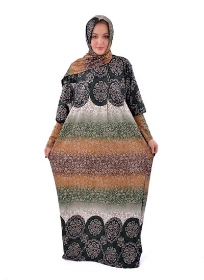 Buy Printed prayer abaya - loose and comfortable in UAE