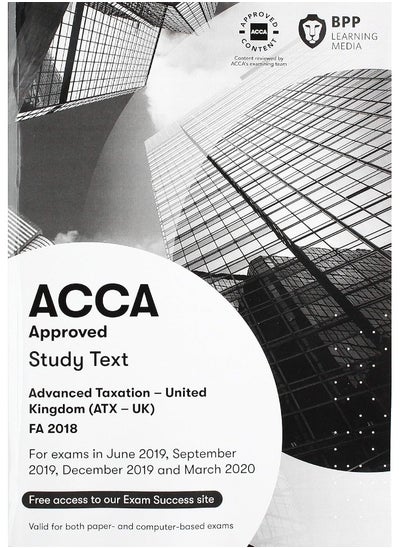 اشتري ACCA Advanced Taxation FA2018: Study Text في الامارات