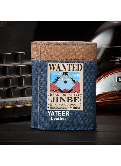 Buy New ONE PIECE Canvas Vertical Wallet in UAE