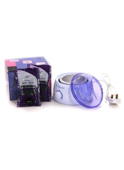 اشتري Wax Machine With Two Bags Of Wax Purple في الامارات