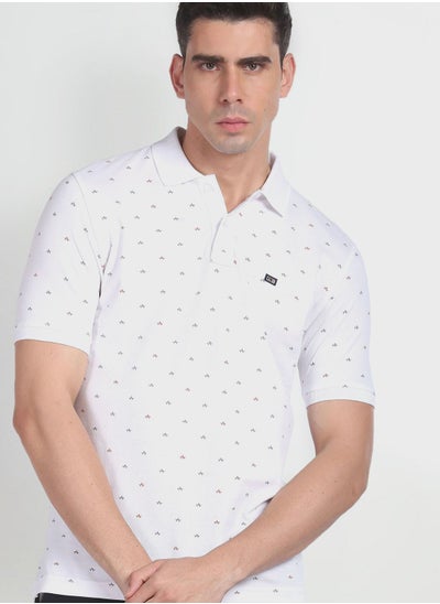 اشتري Printed Regular Fit Polo في الامارات