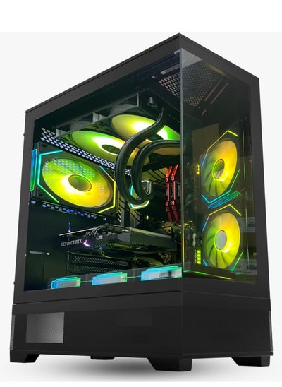 Buy Impact Gaming PC - Intel Core i5-12400F Desktop Processor, 6 Cores & 12 Threads, DDR5 32GB (2*16) 6000MHz Ram, Nvidia GeForce RTX 4060 OC Edition 8GB GDDR6 GPU, 2TB NVMe M.2 SSD, 3 Fan AIO Liquid Cooler, 650W 80 Plus Standard Power Supply, Windows11Pro|Wi-Fi in UAE