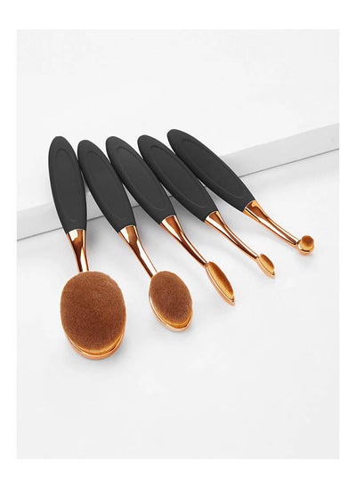 اشتري Oval Makeup Brush Set 5Pcs في مصر