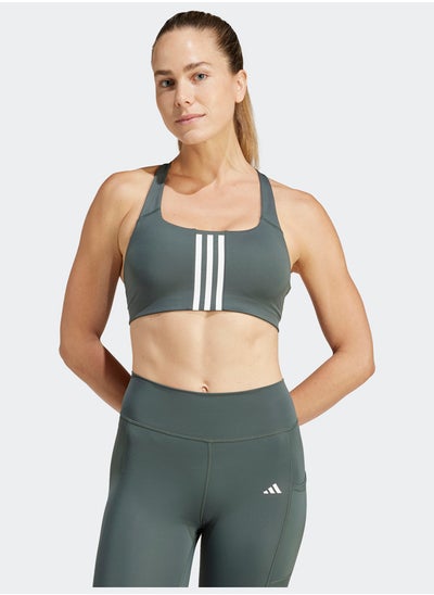 اشتري Powerimpact Training Medium-Support 3-Stripes Bra في مصر