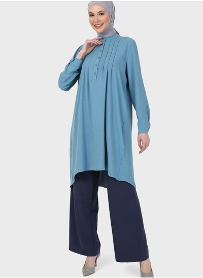 Buy Buttoned Neck Tunic in UAE