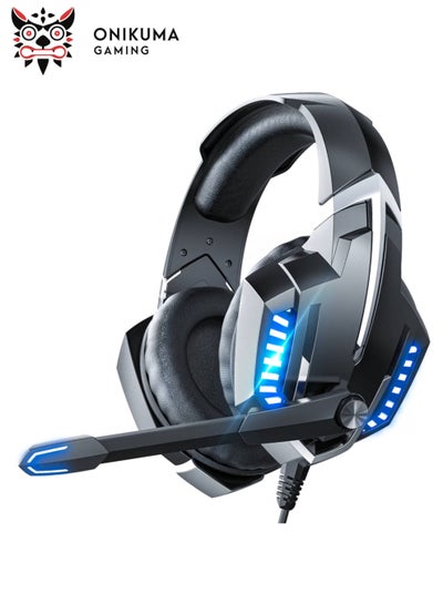 Buy K18 Wired Gaming Headset with Mic and Noise Cancellation, Headphone Gaming with Led Light in Saudi Arabia
