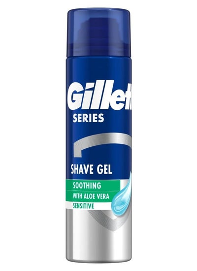 Buy Gillette Series shaving gel With Aloe Vera 200 ml in Saudi Arabia