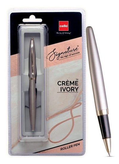 اشتري Signature Crème Ivory Roller Pen Blue Ink في الامارات