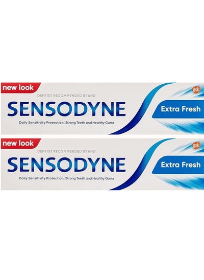 Buy Pack OF 2 Sensodyne Extra Fresh Toothpaste 50ml in Saudi Arabia