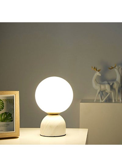 اشتري Marble Mini Table Lamp - White في مصر