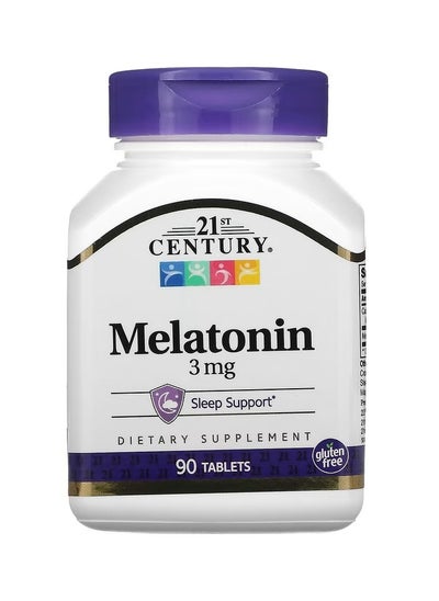 Buy Melatonin 3 mg Sleep Support 90 Tablets in Saudi Arabia