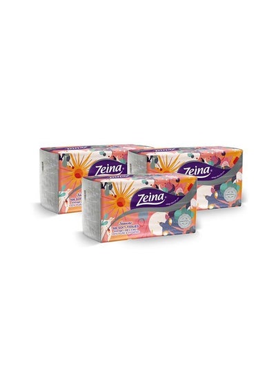 اشتري Soft Facial Tissues 2 Ply 500 Tissues Pack of 3 في مصر