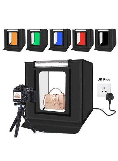 اشتري 40x40cm 16inch Light Box Soft Box Mini Studio Box Softbox 30W Light Photo Lighting Studio Shooting Tent Box Kit في الامارات