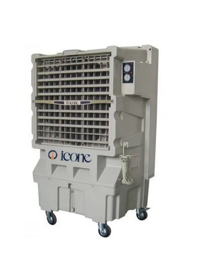 Buy Portable Desert Air Cooler ICO-600, 70L Capacity, 600W Power, Maximum Airflow 12000 m³/h, Effective Area 100-150 m², Stylish White/Grey Design in Saudi Arabia