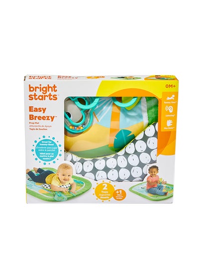 Buy Easy Breezy Baby Tummy Time Activity Mat With 2 Toys in Saudi Arabia