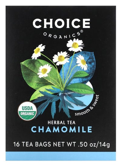 Buy Herbal Tea Chamomile Caffeine Free 16 Tea Bags .50 oz (14 g) in UAE