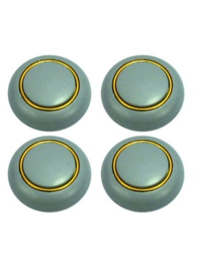 اشتري Robustline Highly Quality Platsic Drawer Knob - Cupboard Knob (Pack of 4) Grey - 107 في الامارات