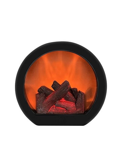 Buy Flameless LED Fireplace Lantern Simulation Flame Fireplace Light USB Fireplace Lantern Tabletop Decorative Realistic Fireplace Lantern Indoor/Outdoor Fireplace Lamp in Egypt