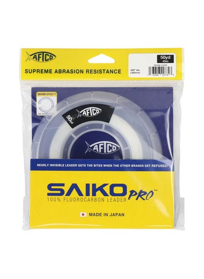 اشتري AFTCO Saiko Pro 100% Fluorocarbon Leader 50YDs في الامارات