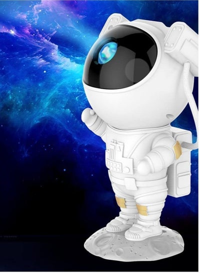 اشتري Starry Night Light Projector Astronaut LED Projection Lamp with Remote Control, Adjustable Head Angle,Gift for Kids Adults Home Party Ceiling Decor في الامارات