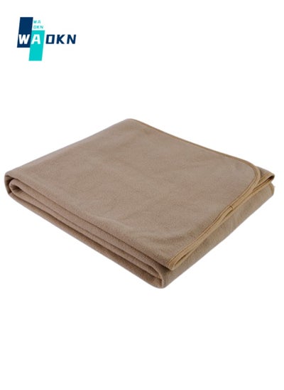 اشتري Polyester Solid Color Blanket 100x150 cm, Soft Air Conditioning Blanket, Nap Flannel Sofa Blanket, Light and Breathable Nap Warm Nap Blanket, Outdoor Picnic Mat on The Beach في الامارات