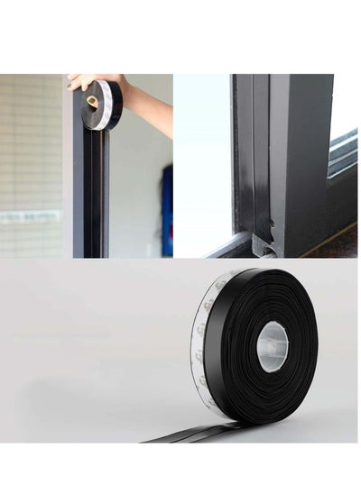 Buy Silicone Seal Strip, Door Weather Stripping Strip Window Sealing Tape for Draft Stopper Adhesive Doors Windows Shower Glass Gaps Interior Exterior Size  6M*0.45MM in UAE