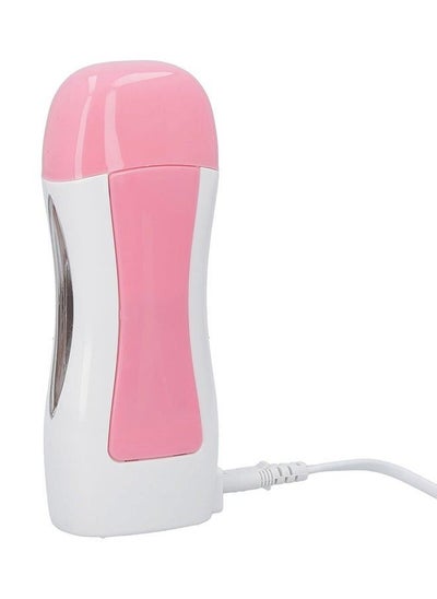 Buy Roll On Depilatory Wax Heater Pink/White 19.5*8CM in Saudi Arabia