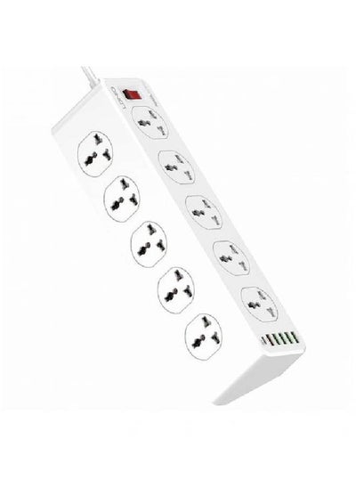 Buy Ldnio Power Strip 10 Power Socket 6 USB 3.4A 5V 2500W in Egypt