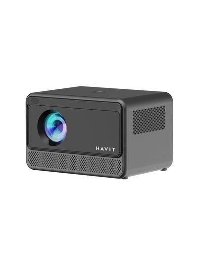 Buy Projector, Full HD 4K Mode, with 5G WiFi and Bluetooth 5.0, Supports Keystone Correction, Suitable for USB/HDMI/iOS/Android in Saudi Arabia