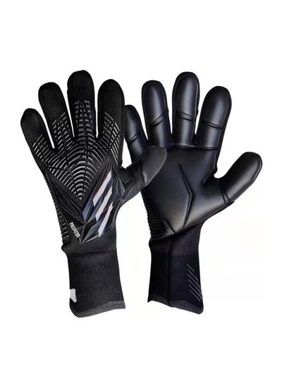 اشتري Soccer Goalkeeper Gloves, Youth Adult Soccer Goalkeeper Gloves, High Performance Goalkeeper Gloves, Breathable Soccer Gloves, 4+3mm Super Grip, For Toughest Saves, Training And Matches في السعودية