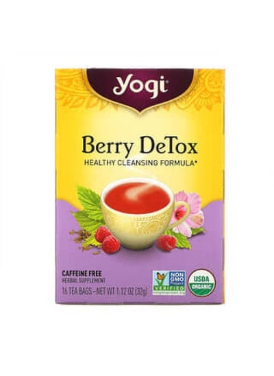 Buy Yogi Tea, Berry DeTox, Caffeine Free, 16 Tea Bags, 1.12 oz (32 g) in UAE