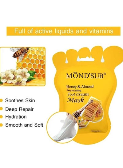 Buy Honey & Almond Nourishing Foot Masks in Saudi Arabia
