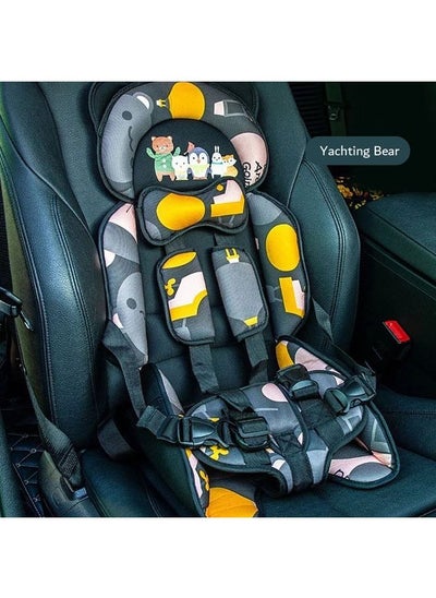 Buy Portable Child Car Safety Chair With Five-Point Belt for 9 Months to 12 Years Kids in Saudi Arabia