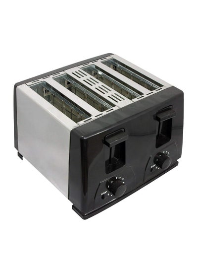 Buy Toaster 4 Slice toaster steeliness steel housing black toaster auto pup up function, Variable Electronic Timing Control, Black in UAE