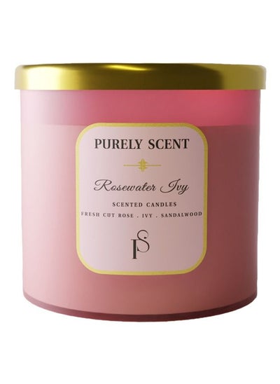 اشتري Rosewater Ivy Soy Wax Candle 3 Wicks في الامارات