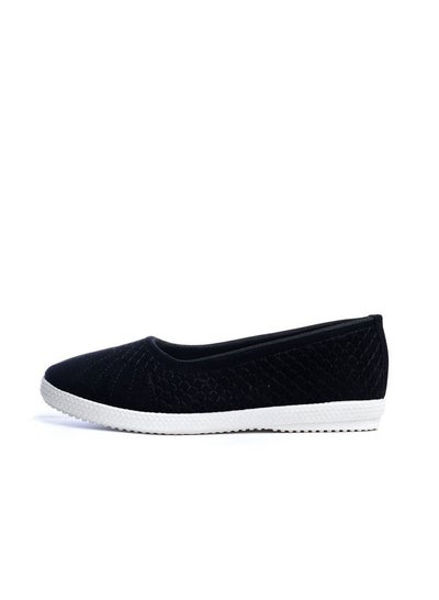 Buy Canvas Round-Toe Espadrille For Women - Black in Egypt