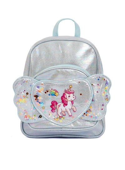 Buy School Backpack - Unicorn Silver in UAE
