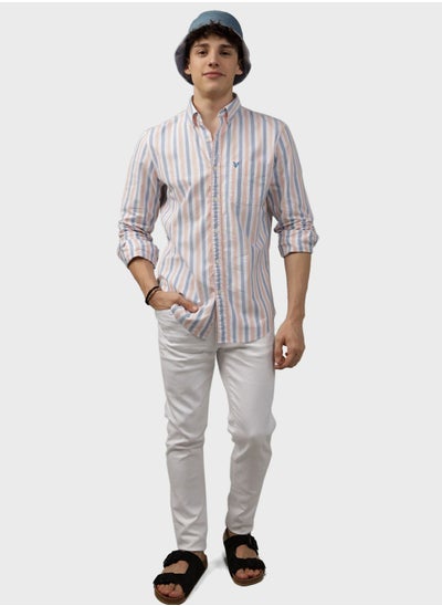 Buy Slim Fit Button Down Shirt in Saudi Arabia