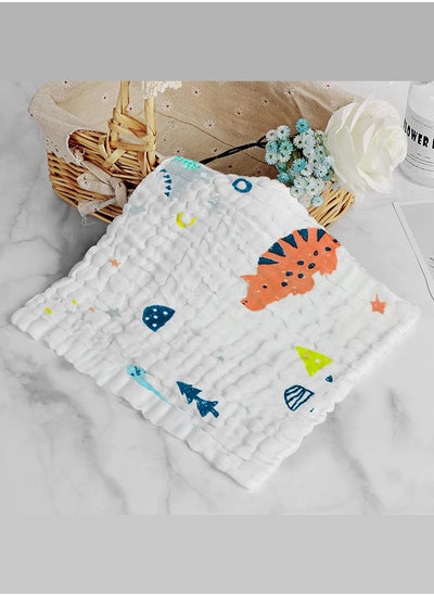 Buy Baby Muslin Washcloths Natural Purified Cotton Baby Wipes Soft Newborn Baby Face Towel in UAE