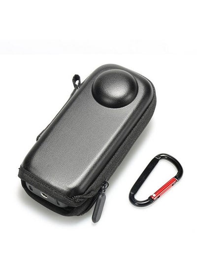 اشتري Mini Storage Case/PU Protective Case for Insta360 X4 Bottom Opening Design with Climbing Buckle Stain Resistant Waterproof Impact Resistant في الامارات